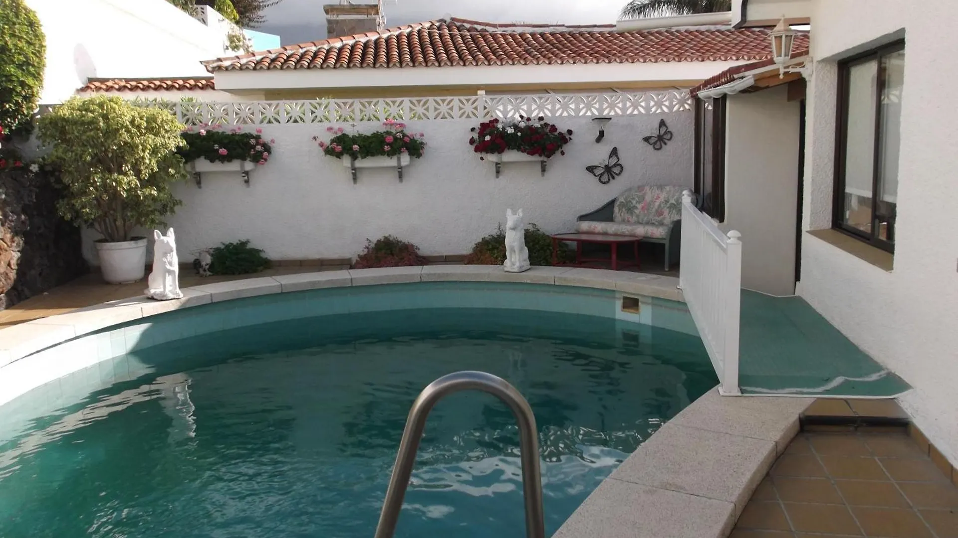 Piscina, Chalet, Villa Tranquila Puerto de la Cruz Nyaraló